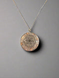 Load image into Gallery viewer, Halo orgonoite necklace- silver