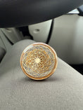 Load image into Gallery viewer, Flow orgonite ring- Medium - Torus