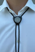 Load image into Gallery viewer, Flower of Life Dark Bolo Tie