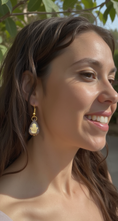 Load image into Gallery viewer, Elara orgonite earrings