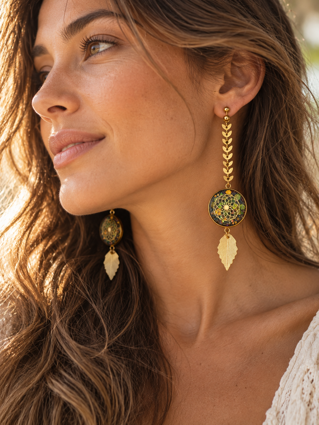 Laurel Orgonite Earrings