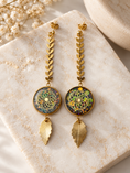 Load image into Gallery viewer, Laurel Orgonite Earrings
