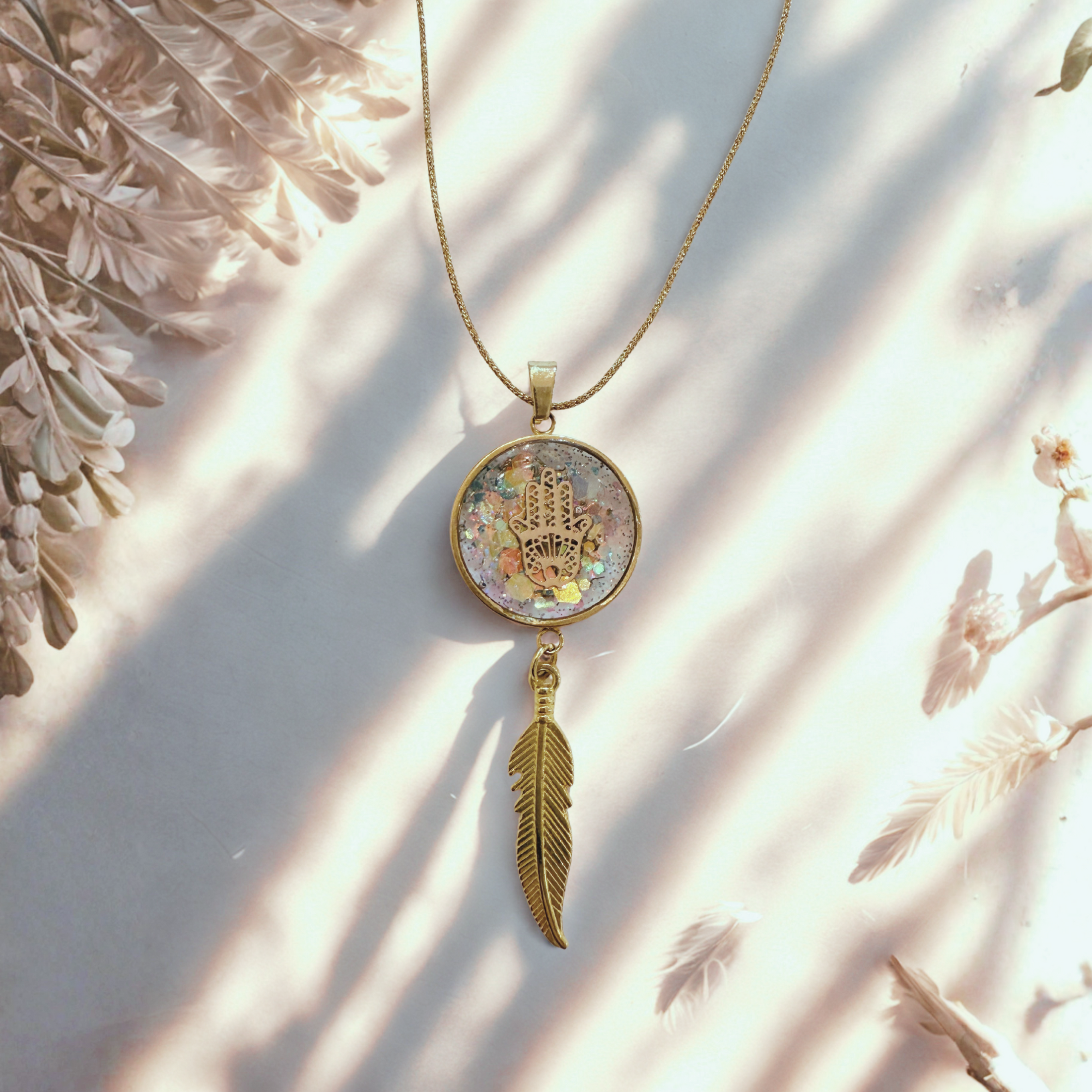 Dream Catcher Orgonite Necklace - Small